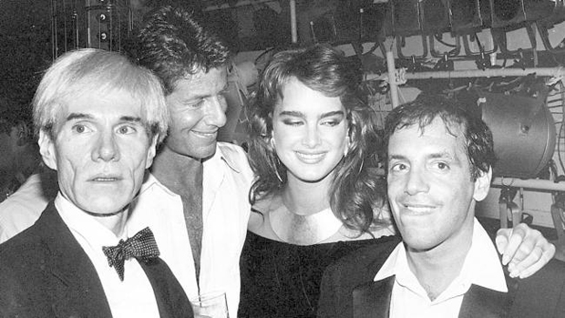 Andy Warhol, Brooke Shields, Steve Rubell, Calvin Klein Studio 54