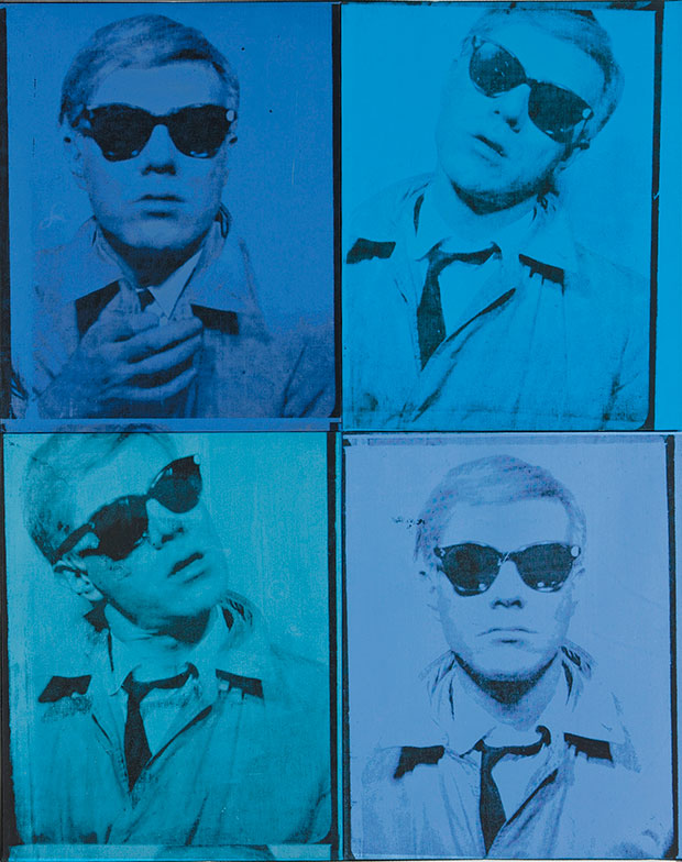 Andy Warhol self-portrait 1963-64