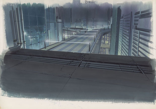Cyberpunk city buildings art wallpaper background - /s/Cinnamon