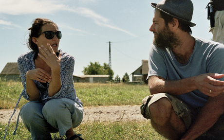 Anka and Wilhelm Sasnal on location