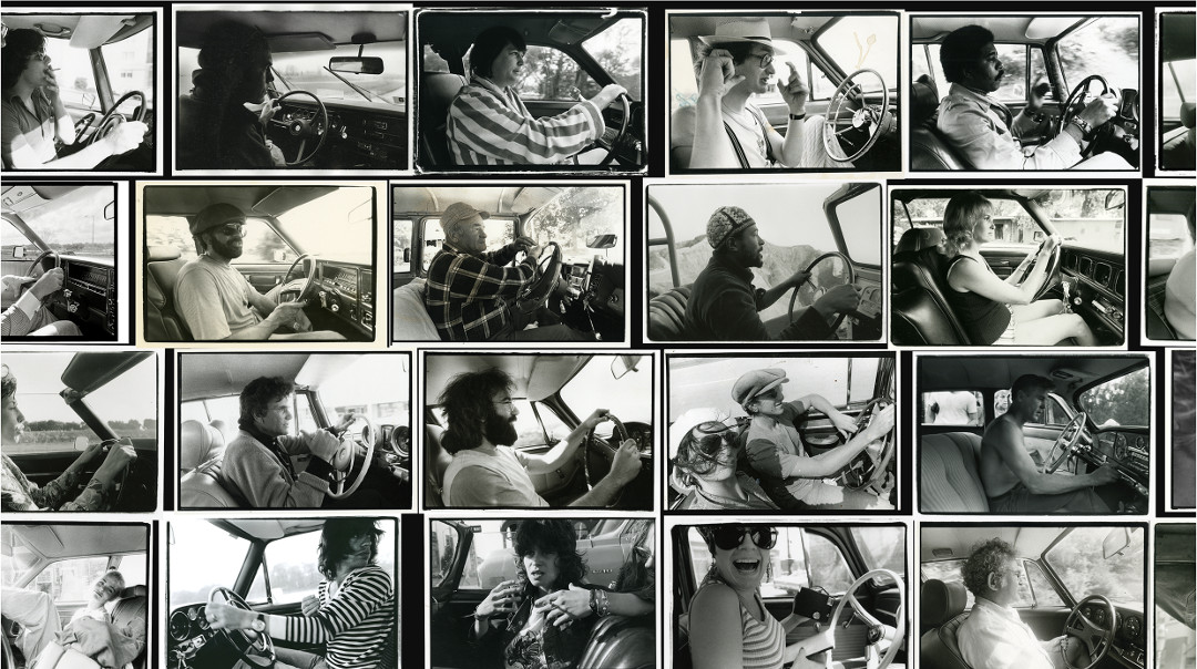 Annie Leibovitz, photographs from the ‘driving’ series. © Annie Leibovitz.