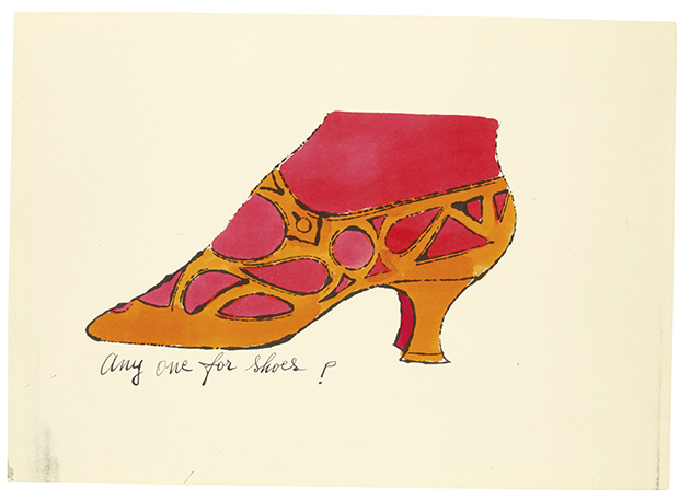 An image from Andy Warhol's A La Recherché du Shoe Perdu (c. 1955)