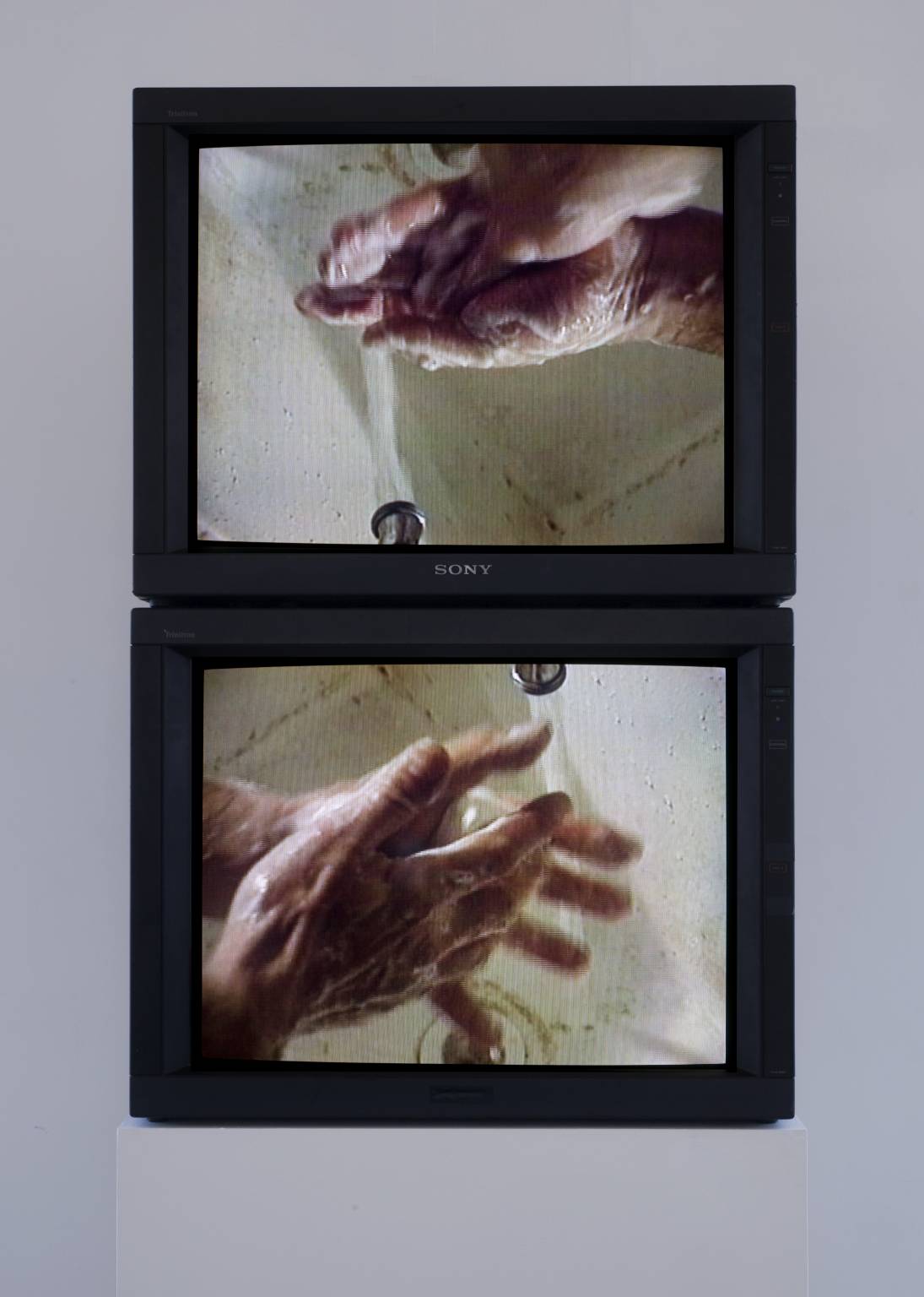 Raw Material Washing Hands, Normal (A of A/B) Raw Material Washing Hands, Normal (B of A/B) (1996) Bruce Nauman