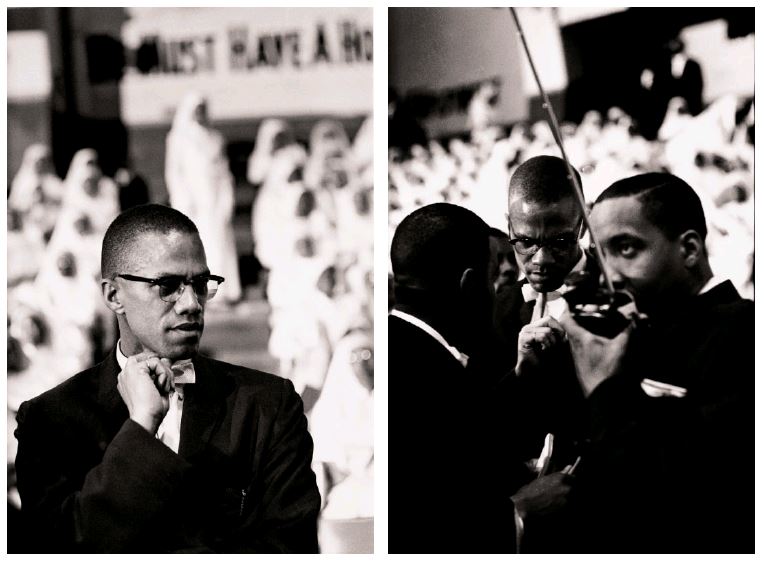 A spread of Eve Arnold's 1961 Malcolm X photographs from our book Magnum Stories.