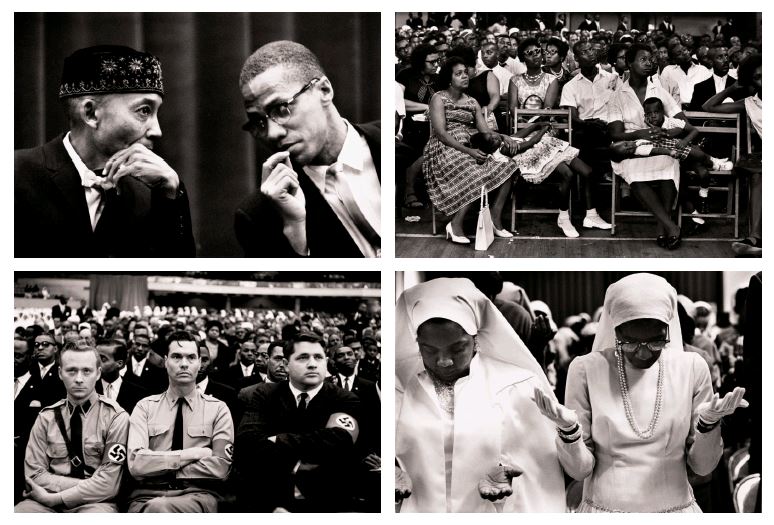 A spread of Eve Arnold's 1961 Malcolm X photographs from our book Magnum Stories.