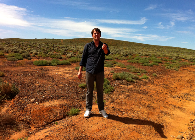 René Redzepi forages in Flinders Range in South Australia (2010)