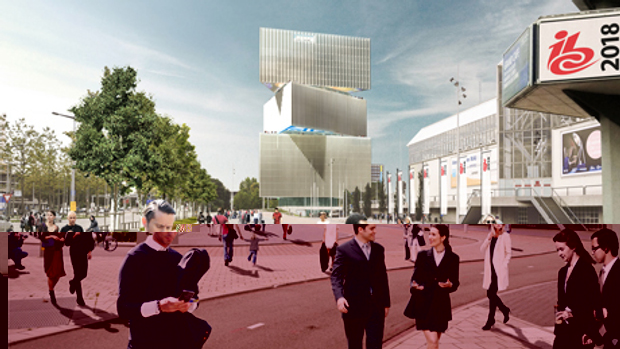 Renderings for Nhow Amsterdam RAI Hotel, by OMA