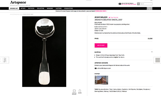 Buying art on Artspace is easy