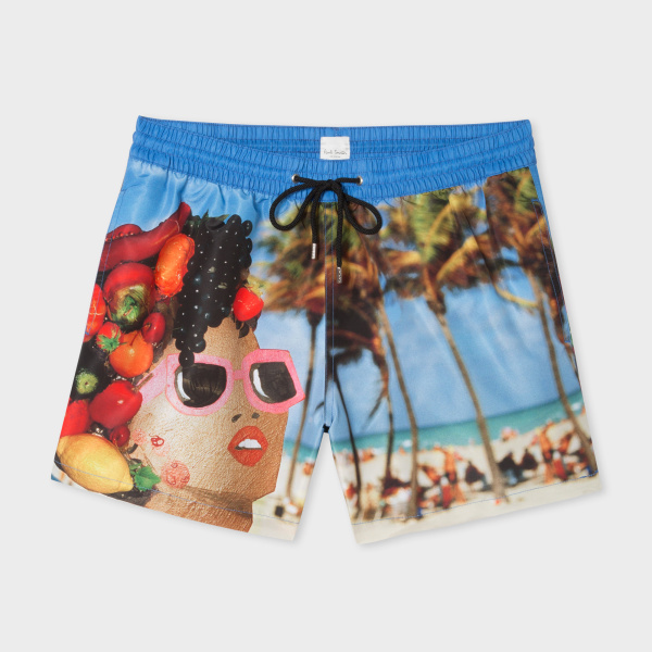 Martin Parr 'Beach' Print Swim Shorts by Paul Smith. Image courtesy of Paulsmith.com