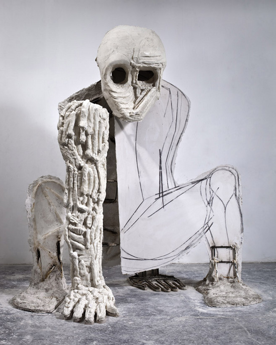 Baby (2009—2010) by Thomas Houseago. Photograph by Fredrik Nilsen. Image courtesy of Hauser & Wirth