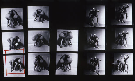 Francis Bacon contact sheet, courtesy of The Michael Hoppen Gallery