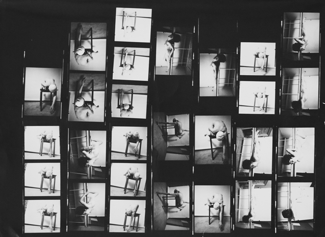 Francis Bacon contact sheet, courtesy of The Michael Hoppen Gallery