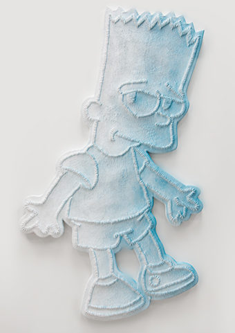 Daniel Arsham Bart Simpson Patch (Aqua), 2018