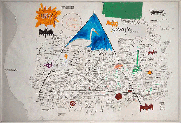 Jean-Michel Basquiat, Untitled, 1986. Photo: Collection of Larry Warsh. Copyright © Estate of Jean-Michel Basquiat.  Licensed by Artestar, New York. By Gavin Ashworth, Brooklyn Museum