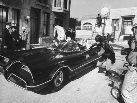 On the batman set, by Yale Joel (1966)