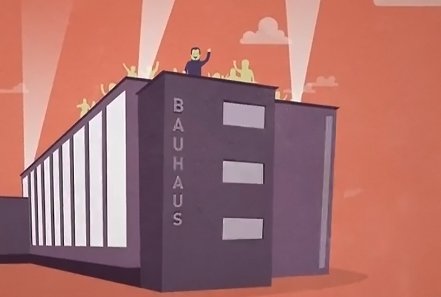 A still from the Design in a Nutshell Bauhaus video