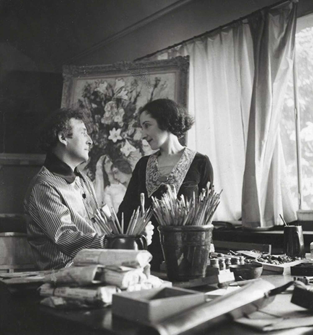 Bella and Marc Chagall in Paris, circa 1938