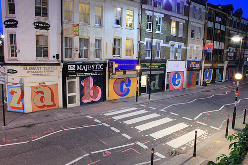 Middlesex Street, London - Ben Eine