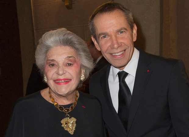 Baroness Philippine de Rothschild and Jeff Koons