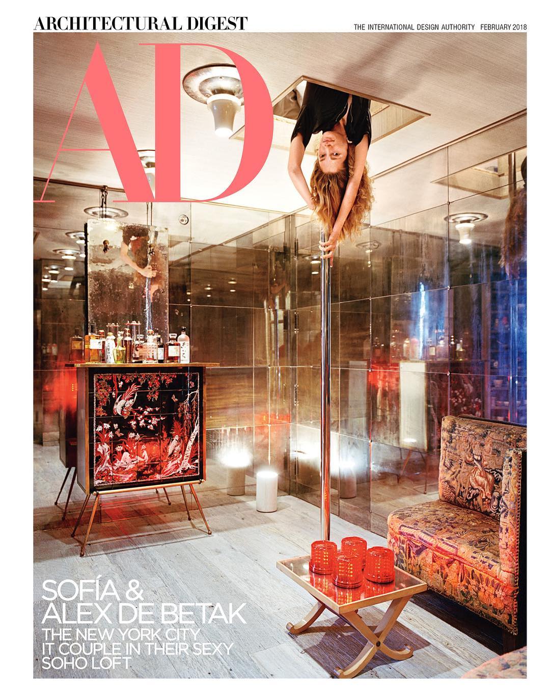 Alexandre de Betak's SoHo apartment in Architectural Digest. Photographs by François Halard; styled by Michael Bargo. Images courtesy of Architectural Digest