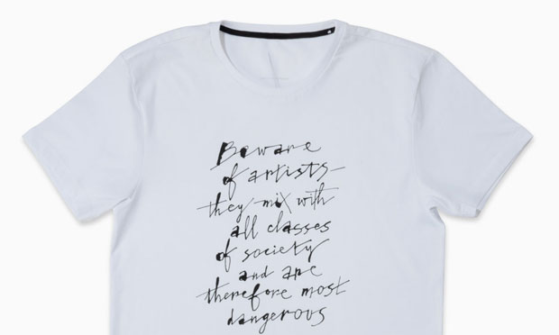 Beware of Artists tee shirt - Alan Fletcher Archive