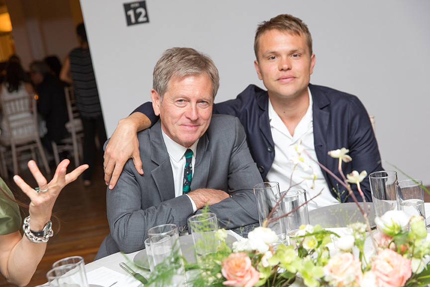 John and his son Caius Pawson. Photo: Benjamin Lozovsky/BFA.com