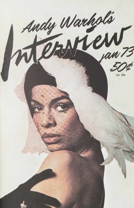 Bianca Jagger on the over of Interview