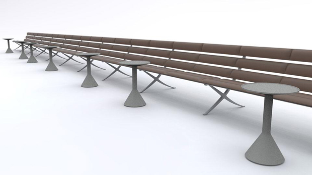 Bench B - Konstantin Grcic for BD Barcelona