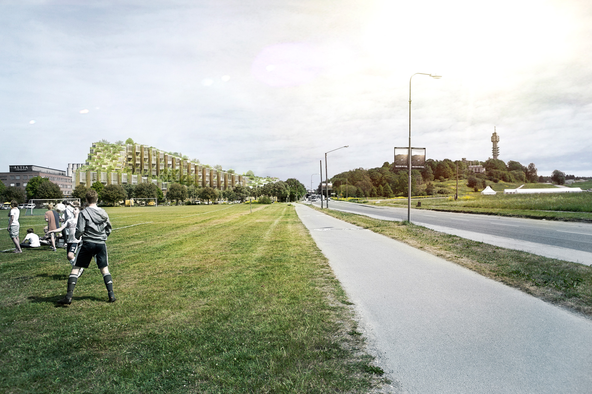 79 & Park in Stockholm by BIG, image courtesy of Oscar Properties
