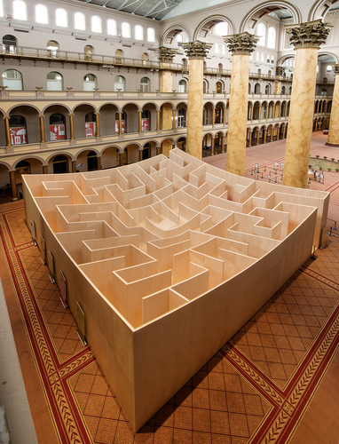 The BIG Maze, Washington DC National Building Museum - BIG - photo by Kevin Allen (kevinallenphoto.com)