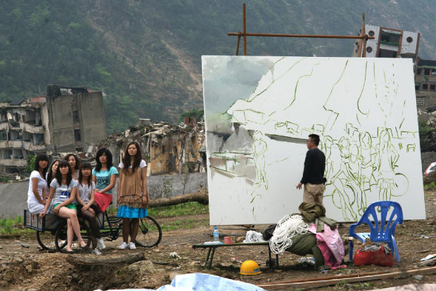 Out of Beichuan, Into Taihu (2010) by Liu Xiaodong