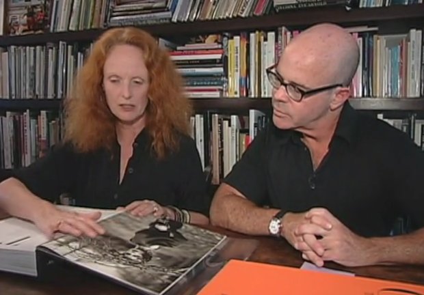 Grace Coddington with Phaidon commissioning editor