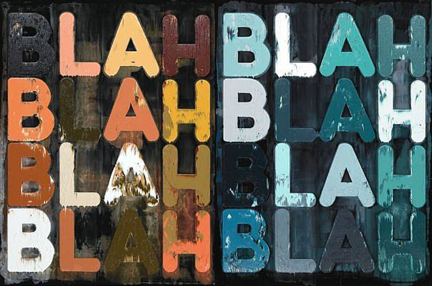 Mel Bochner's Blah, Blah, Blah (2011)