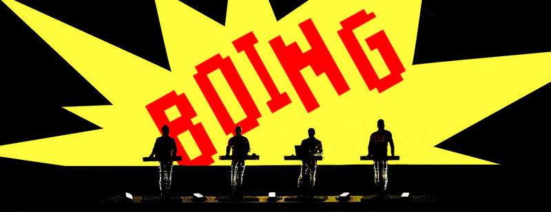 Kraftwerk playing Boing Boom Tschak