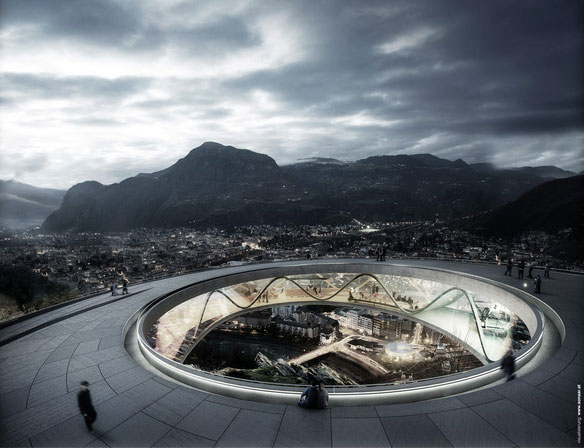 Mountain funicular, Bolzano - Snøhetta