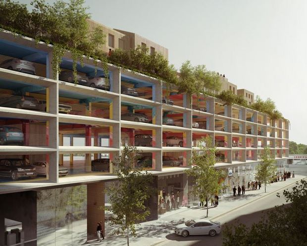  Brisac Gonzalez carpark plans for Bordeaux