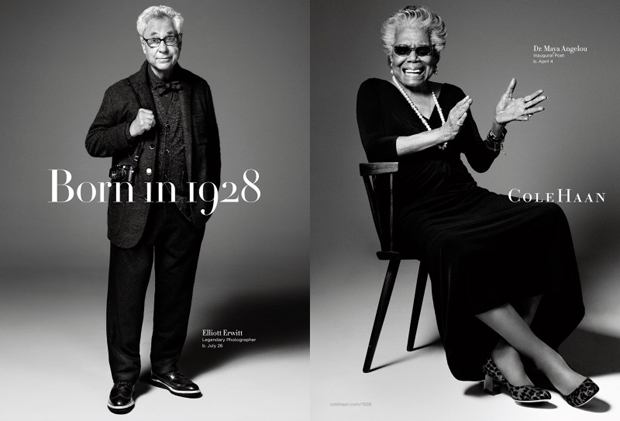 Elliott Erwitt and Maya Angelou for Cole Haan