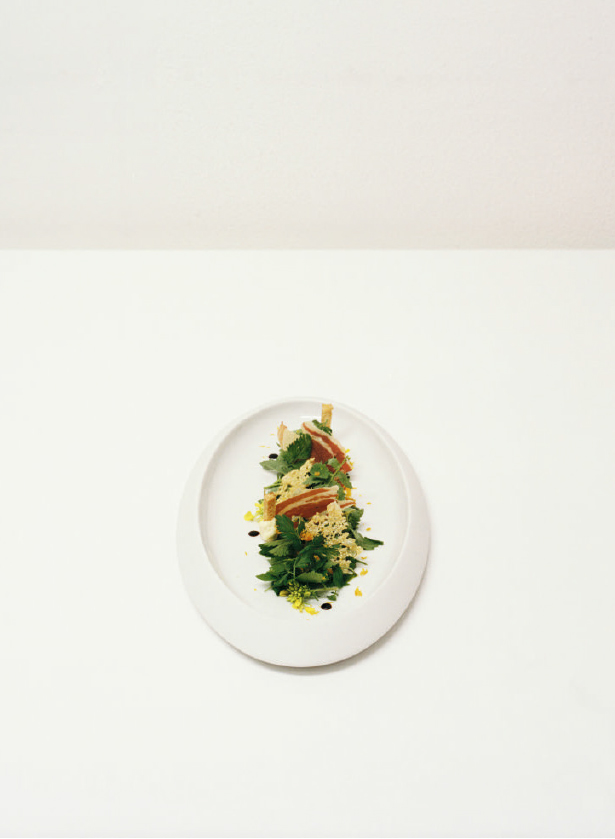 Ceasar Salad by Massimo Bottura. From Never Trust a Skinny Italian Chef