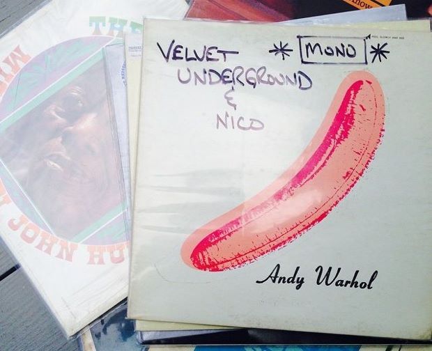 The Velvet Underground and Nick and The Immortal Mississippi John Hurt at Innersleeve Records, Amagansett, NY. Courtesy of Massimo Bottura's Instagram