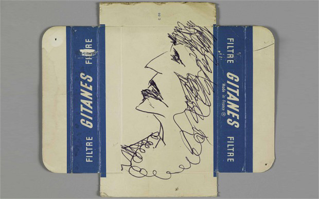 David Bowie Is Gitanes packet-courtesy The David Bowie Archive 2012 image courtesy V&A Images