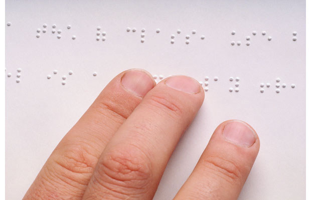 Braille, developed by Louis Braille in 1929.