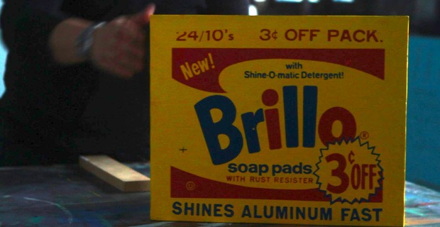 A still from Lisanne Skyler’s new film Brillo Box (3¢ Off) 