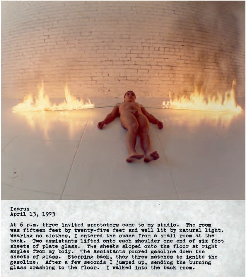 Icarus, April 13, 1973 (1973) by Chris Burden