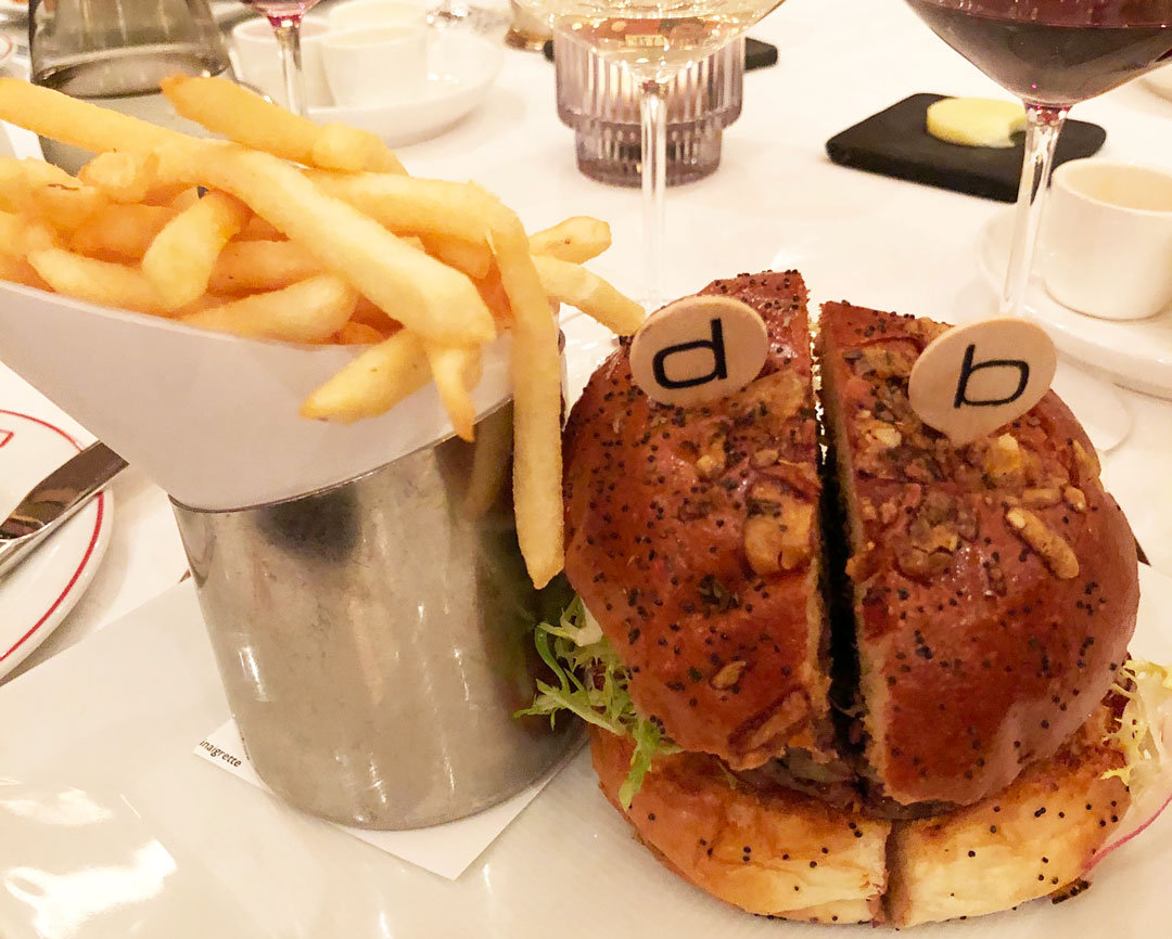 Daniel Boulud's DB Burger at db Bistro Moderne. Photos courtesy of Open Table's Sydney Trager
