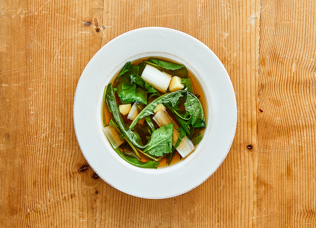 Burnt lime soup, as reproduced in Bread is Gold. Photo by Food Editore/Piermichele Borraccia