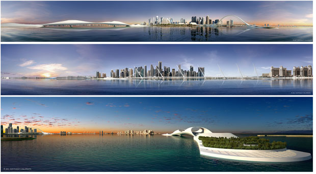 Doha Bay Sharq Crossing - Santiago Calatrava