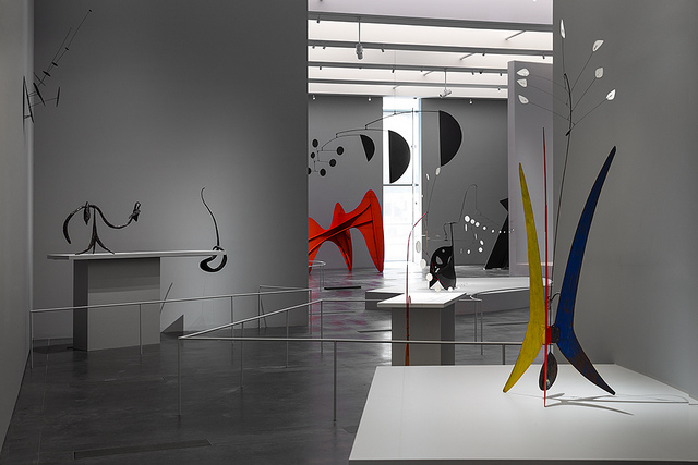 Installation view from LACMA's Alexander Calder: From Avant-Garde to Iconic
