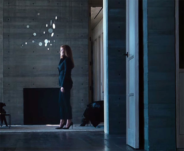 Amy Adams by an Alexander Calder mobile in Nocturnal Animals