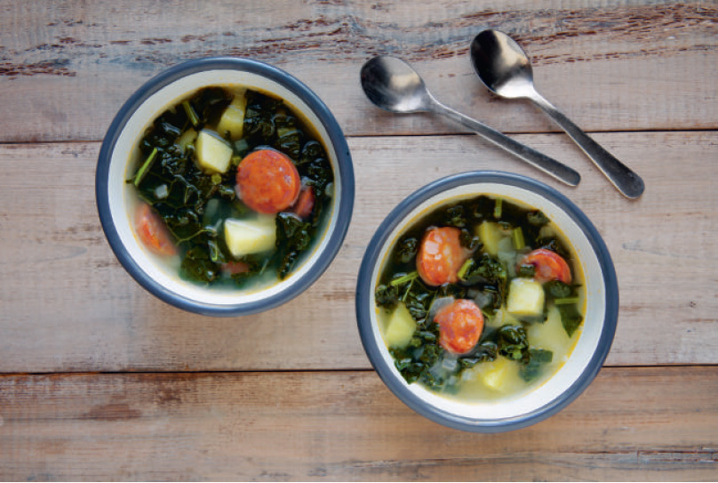 Caldo verde, as featured in America The Cookbook