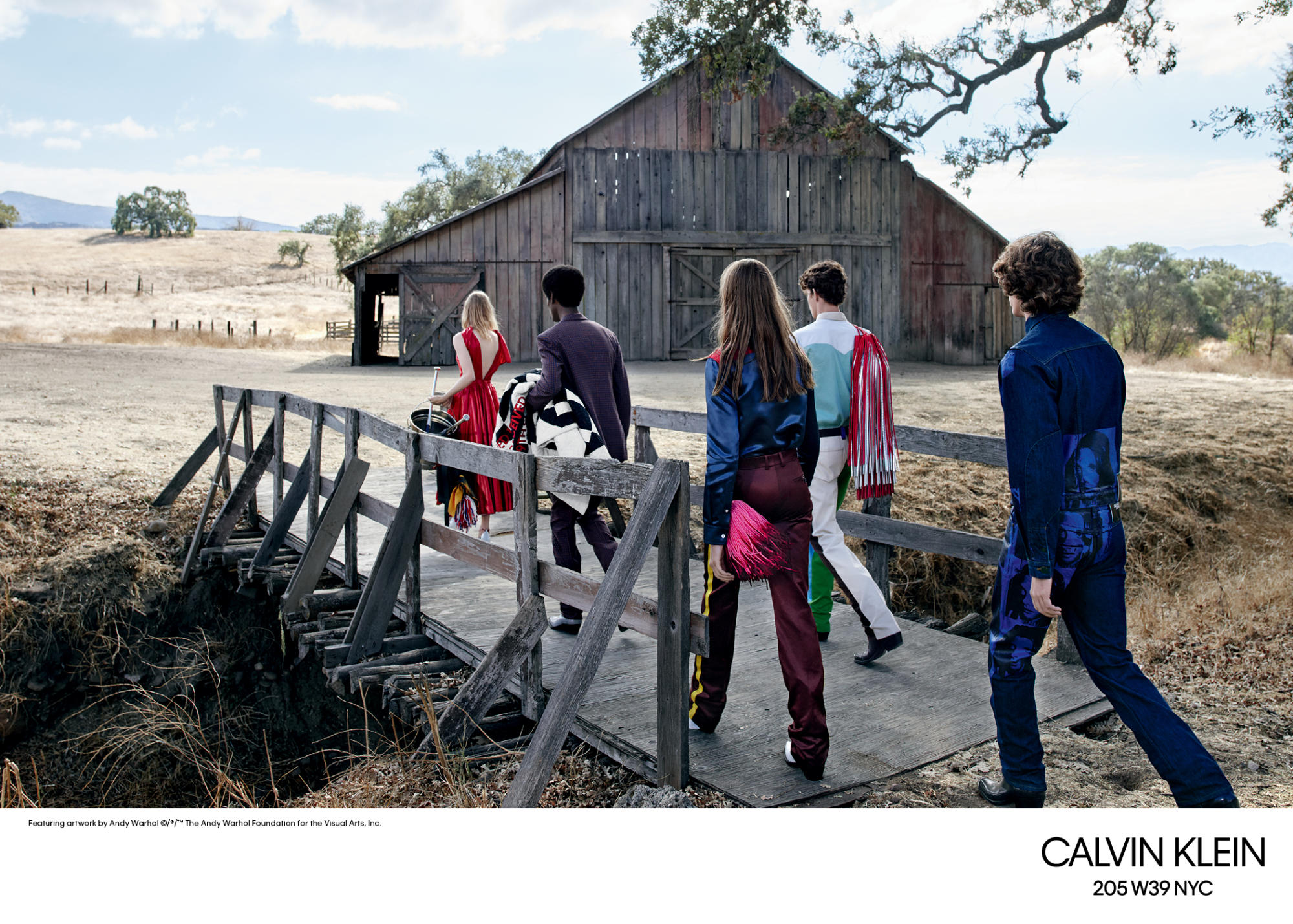 Calvin Klein 205W39NYC Spring 2018 campaign. Photo: Willy Vanderperre